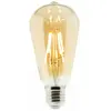 ELEXITY Ampoule LED Déco filament ambrée 4W E27 Edison