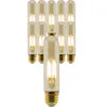 Lot de 10 ampoules Déco filament LED ambrée Tube 4W E27 400lm 2500K
