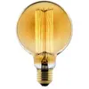 Elexity - Ampoule Déco filament carbone Globe Ø95 25W E27 2700K (blanc chaud)