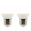 ELEXITY Lot de 2 ampoules led sphériques E27 5W - Blanc chaud - 400lm 2700K - Zenitech