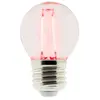 Zenitech - Ampoule LED déco filament Rouge 3W E27 sphérique - Elexity