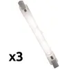 ELEXITY Lot de 3 Ampoules Halogène 120W R7S