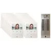 Urmet - Kit vidéo préprogrammé 2VOICE platine et moniteurs 2 rangée 20...
