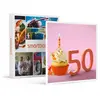 SMARTBOX Coffret Cadeau - Joyeux anniversaire ! Pour femme 50 ans- Multi-thèmes