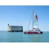 Smartbox - Coffret Cadeau Croisière romantique en catamaran au fort Boyard avec champagne pour 2-Sport & Aventure