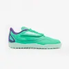 Chaussures de football enfant à scratch 160 easy turf vert - KIPSTA