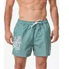 Boardshort surf short de bain court 15" homme, 100 Rad vert