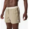 Boardshort surf short de bain court 15" homme, 100 Géo retro beige