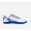 CHAUSSURES DE FOOTBALL TRAXIUM EDGE TURF .TF BLANC BLEU - KIPSTA