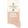 STC PAIRE DE CHAUSSETTES PAILLETTES MAMAN AMOUR FEMME