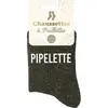 STC PAIRE DE CHAUSSETTES PAILLETTES PIPELETTE FEMME 39 Noir 39