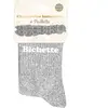 Sud Trading  STC, Chaussettes feston courtes paillettes bichette (taille unique 36-42)