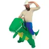 Costume Auto Gonflable   A Dos de Dinosaure