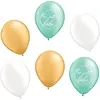 Ballons "Mon petit bébé" Bleu - Lot de 6 - 30CM
