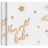 Chemin de table Doré  "Mon petit bébé" 