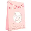 Pochette Cadeau Rose "Mon petit Bébé" - lot de 6