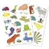 Clairefontaine Set de 6 planches A5 à gommettes Maildor Baby Animaux