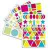 Clairefontaine Décopatch - AE058O - Gommettes Maildor - Baby - Géométriques Vif/Pastel