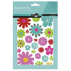 Mldr Maildor AE143C - GOMMETTES Decoraty - 6 planches 21x14,8 cm -FLEURS (180 stickers)