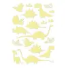 Set de 2 planches à stickers Maildor Phospho Dinosaures