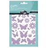 Mldr Set de 2 planches à stickers Maildor Glitty Papillons et fleurs Violet