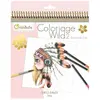 Avenue Mandarine Cahier de coloriage - Wild 2 - 28 dessins - Papier 250 g - Micro perforé - 20 cm x 20 cm