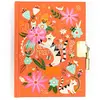 Avenue Mandarine Journal intime - 14 x 10,5 cm - Chats et fleurs - 240 pages