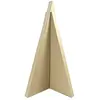 Décopatch NO031C - Un support en papier brun mâché 39x39x50,5 cm, Sapin Triangle