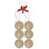 Clairefontaine Boules de Noël en papier mâché Ø 6,5 cm - 6 pcs