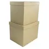 Décopatch Boîtes rectangles en papier mâché 2 pcs