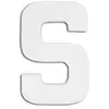 Clairefontaine Décopatch AC718C - Un support en papier blanc mâché 3x13,5x20,5 cm, Lettre S
