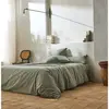 Drap housse percale lavée Bohème BLANC DES VOSGES 80 x 200 cm Coton