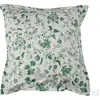 Lot de 2 taies d'oreiller satin Pondichéry 65 x 65 cm Coton