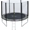 Pack Premium Trampoline Ø305cm gris et rose avec filet + échelle + bâc...