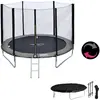 Pack Premium Trampoline 245cm Réversible Gris / Rose Canberra + Filet...