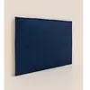 Tête de lit 160 cm - Tissu Bleu  - Design sobre et élégant - Fait en B...