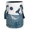 Nattiot Sac à jouets Little Deep Blue (30 x 40 cm)