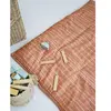 Nattiot Tapis de jeu carré Nepo Terracotta (100 x 100 cm)