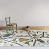 Nattiot Tapis De Jeu Enfant Indoor & Outdoor Little Jurasic Multicolore