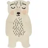 Nattiot Tapis Chambre Bébé Coton Lavable Petit Ours Odino Multicolore