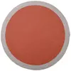 Nattiot Tapis rond Nolan rouge (120 cm)