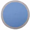 Nattiot 3S. x Home Tapis enfant en laine tressée Bleu