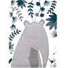 Nattiot Tapis Chambre Enfant Tamanoir Boris Multicolore