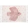 Nattiot Tapis Chambre Enfant Coton Lavable Motif Oiseaux Birdy Multicolore