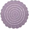 Nattiot Tapis rond Alma mauve (120 cm)