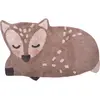 Nattiot Tapis Chambre Enfant Coton Lavable Petit Faon Little Deer Multicolore