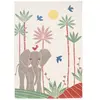 Nattiot Tapis Chambre Enfant Éléphant Mamalena Multicolore