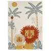 Nattiot Tapis Enfant Petits Lions Mamalove Multicolore