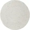 Nattiot Tapis rond Neethu naturel (110 cm)