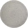Nattiot Tapis rond Neethu gris (110 cm)